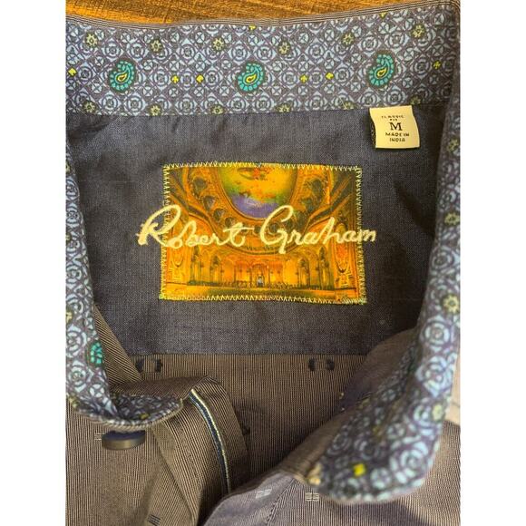 ROBERT GRAHAM Men’s Righteous 2 Long Sleeve Button Down Shirt / Size: M - Picture 3 of 10